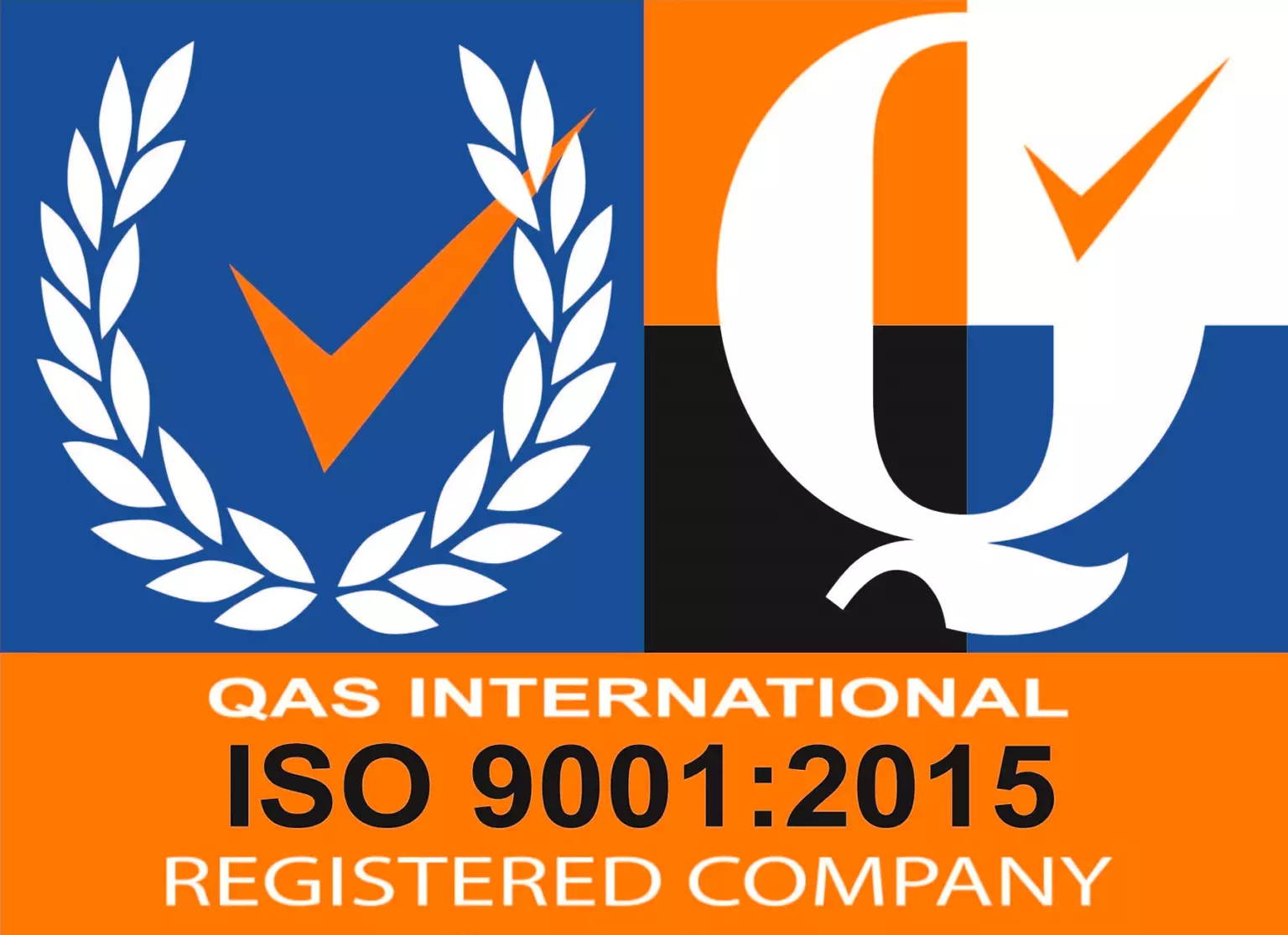 QVI ISO 9001:2015 Registered Company